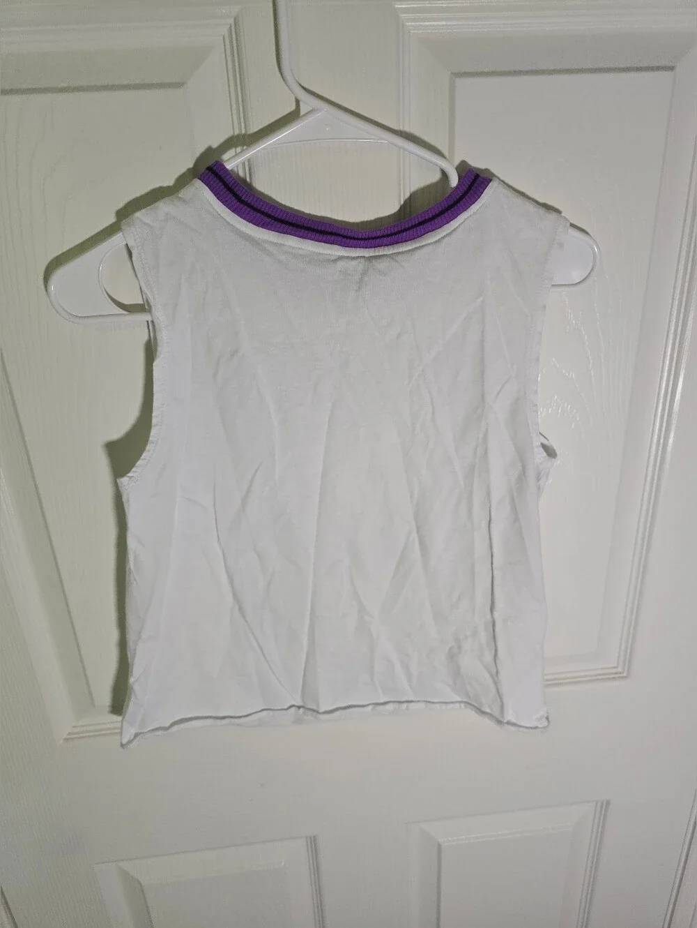 Justice Girls Minecraft Bee Axolotl Glitter White Tank Top Medium